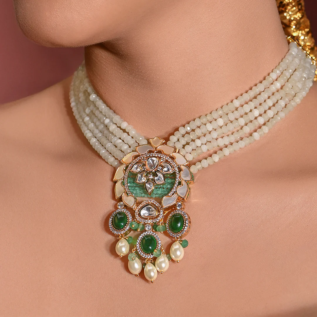 Glorious Necklace With Earrings