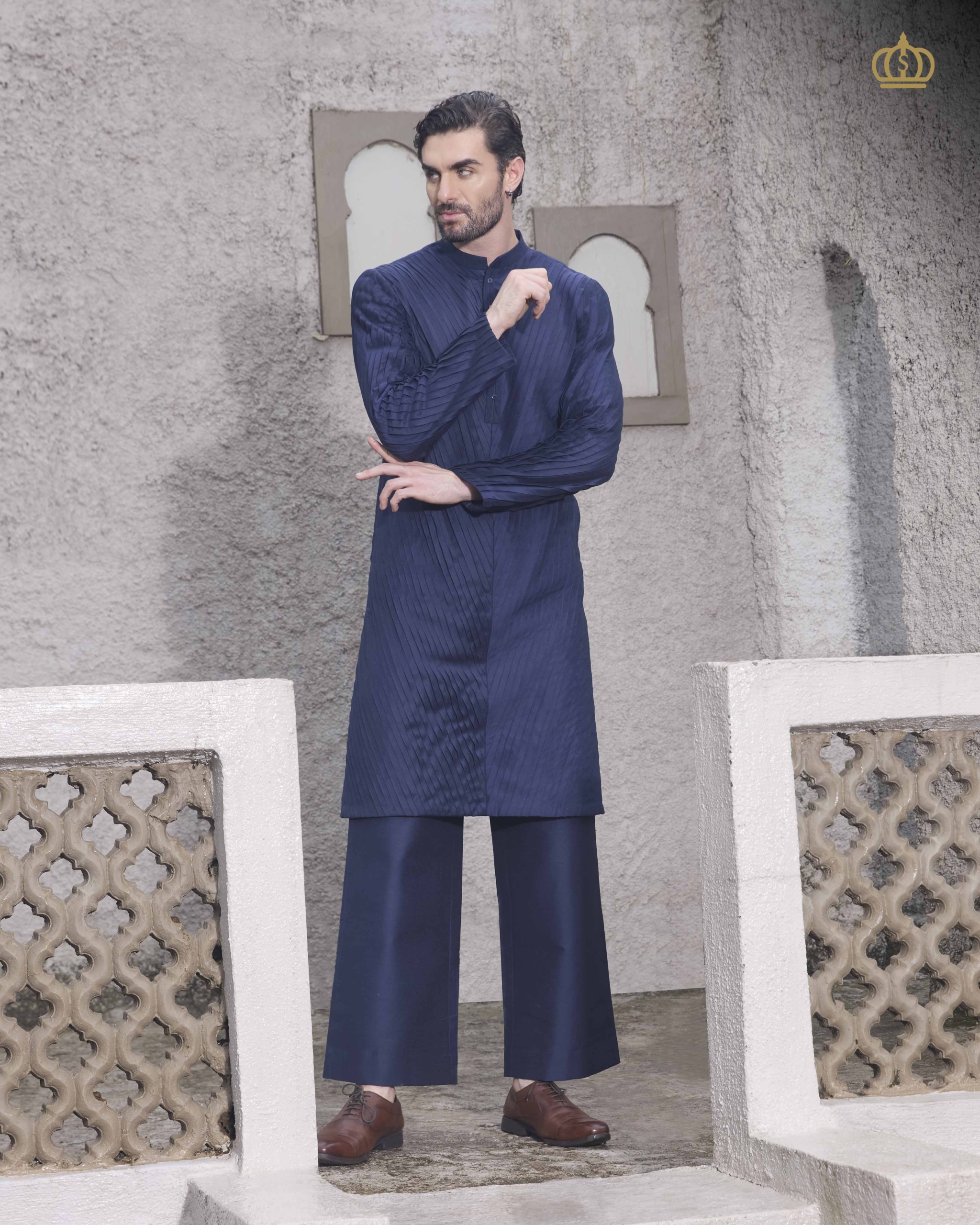 Midnight Blue Kurta